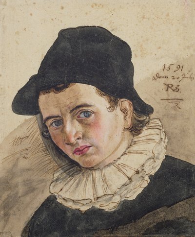 Self Portrait, 1591 by Philipp Uffenbach